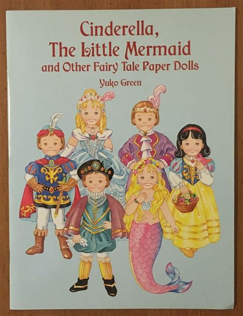 Cinderella, The Little Mermaid And Other Fairy Tale Paper Dolls Yuko