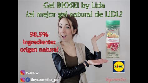 ¿El mejor gel natural de Lidl? Biosei by Lida con citrus y granada ...