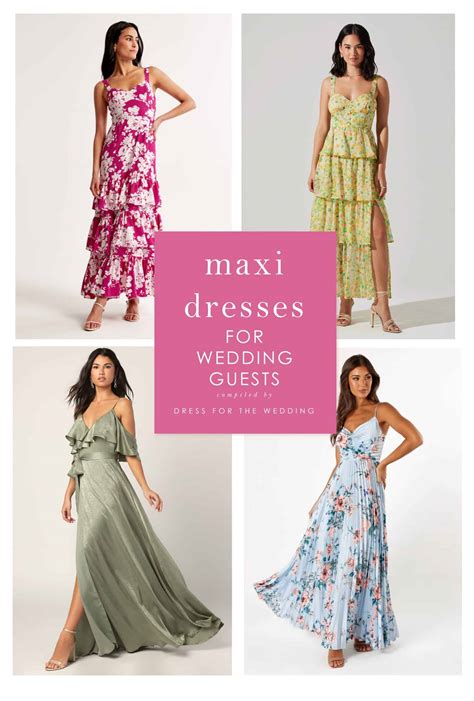 maxi dresses for wedding guest