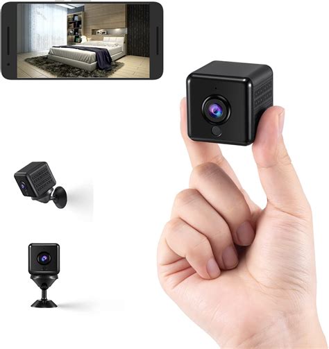 Ebarsenc 4K Indoor Mini Surveillance Camera, WiFi, Live Transmission ...