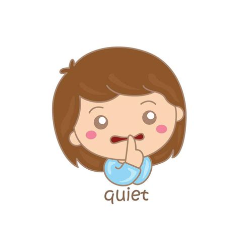 Be Quiet Cute Clipart
