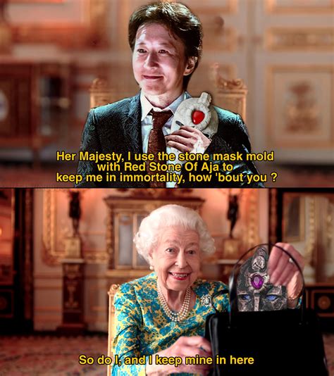 Queen Elizabeth II revealed the secret of her immortality : r