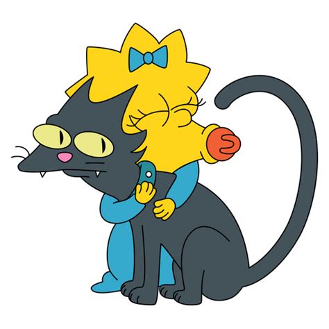 Maggie Simpson and Snowball II Sticker - Sticker Mania