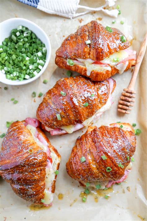 Baked Ham and Cheese Croissants – The Comfort of Cooking