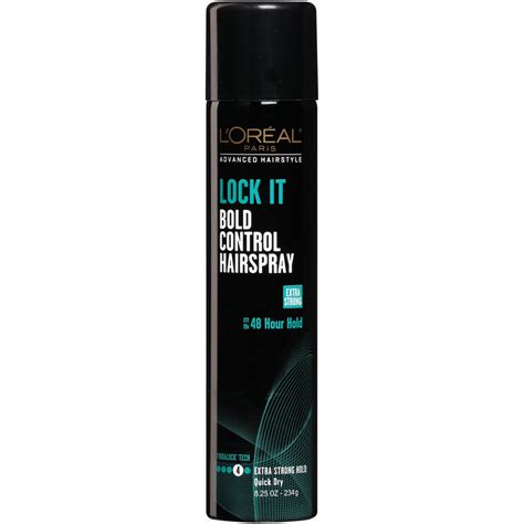 L'Oreal Paris Advanced Hairstyle LOCK IT Bold Control Hairspray - Shop