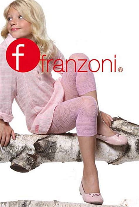 Franzoni Girls Monstera Lace Capri Footless Tights – Italian Tights