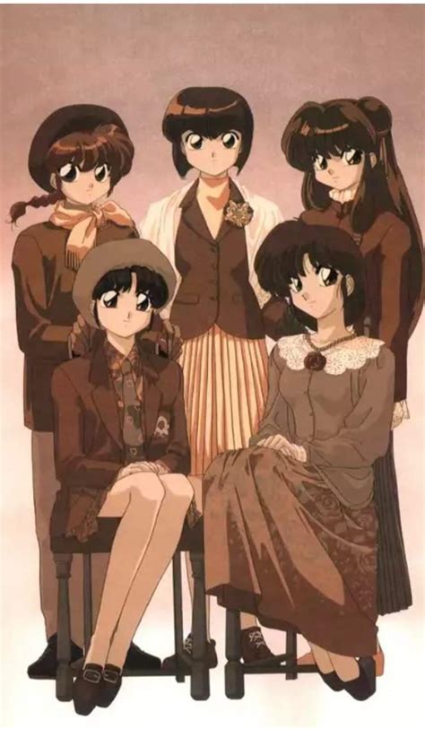 Старая фотография всех девочек | Ранма 1/2 Amino