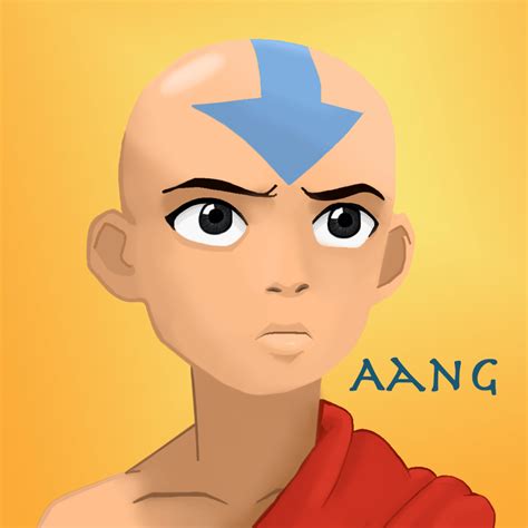 [ART] Aang Digital Paint : TheLastAirbender