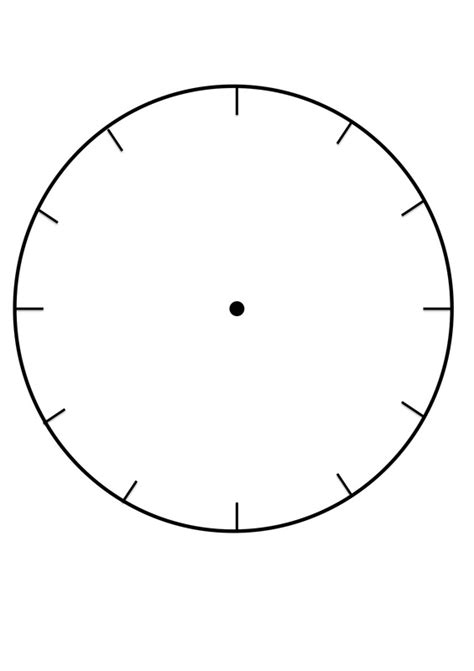 clock face template  kids