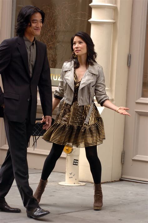 Lucy Liu – Leggy Celebs