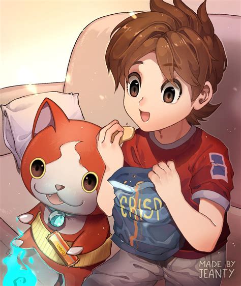 [OC] fan art from 2020 (art by me) enjoying TV : r/yokaiwatch