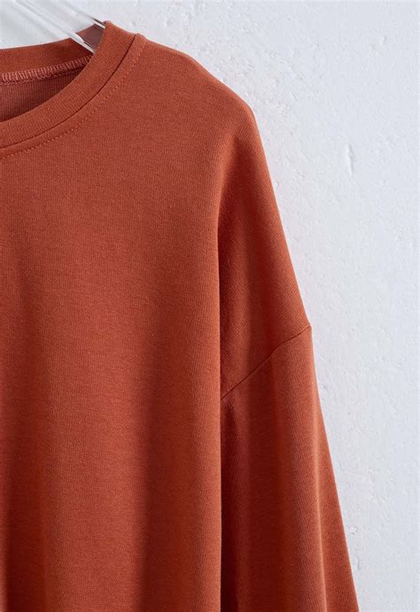 Solid Color Cotton Sweatshirt - Retro, Indie and Unique Fashion