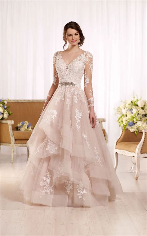 plus size long sleeve wedding dress 4