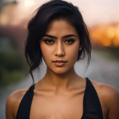Lexica - Create a photograph of a beautiful woman of mixed indian and