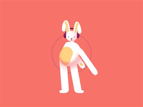 Dancing Bunny 🐰 by Gal Shir on Dribbble