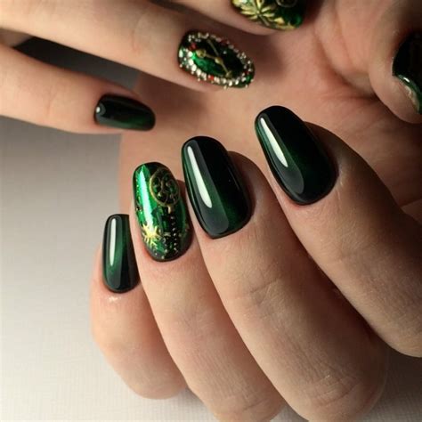 Дизайн Ногтей С Зеленым Цветом Фото — Richnail.ru