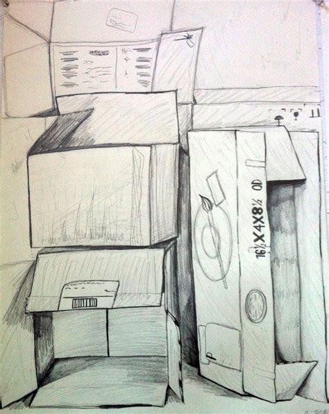 Box Perspective Drawing by miscbri on DeviantArt