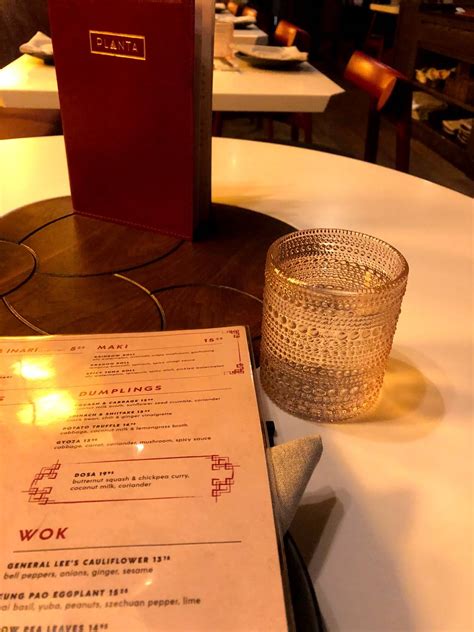 Menu at PLANTA Queen restaurant, Toronto, 180 Queen St W