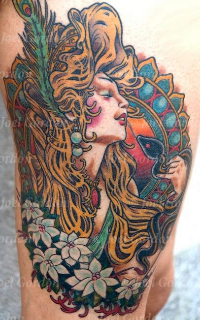 Tattooz Designs: Art Nouveau Tattoos For Women| Art Nouveau Tattoos Ideas