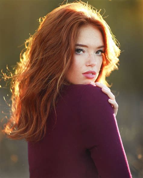 ️ Redhead beauty ️ | Red hair freckles, Beautiful red hair, Girls with