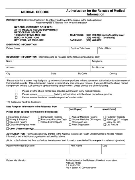 nih  form fill  printable fillable blank pdffiller