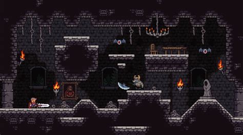 Dungeon Platformer Tileset by YANAO87