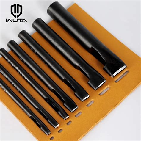 WUTA 1pc 2-5 мм 33 размер кожевенный продолговатый дырокол для ремня ...