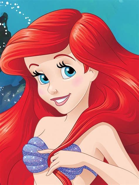 Ariel the little mermaid cartoon transparent image – Artofit