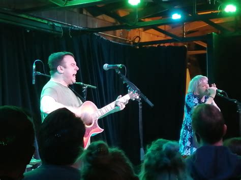 Max and Sherri playing at SLC 11/6. 5 minutes before Max ran off stage