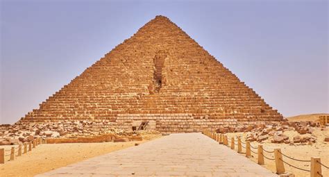 See The Menkaure's Pyramid's Nasty Gash From The Failed Medieval Demolition