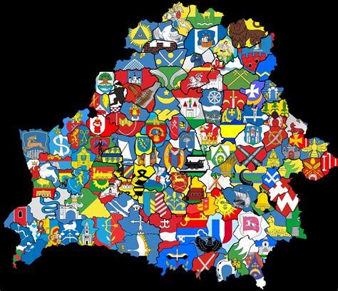 Flag map of Belarus and its districts. : r/belarus