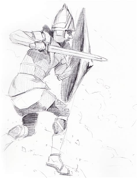 gkaida: Warrior Sketch Pt I