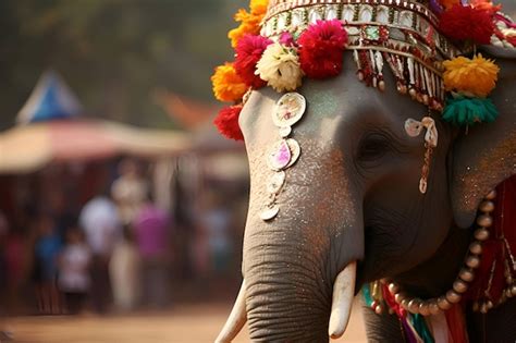 Premium AI Image | Indian elephant Generative AI 2