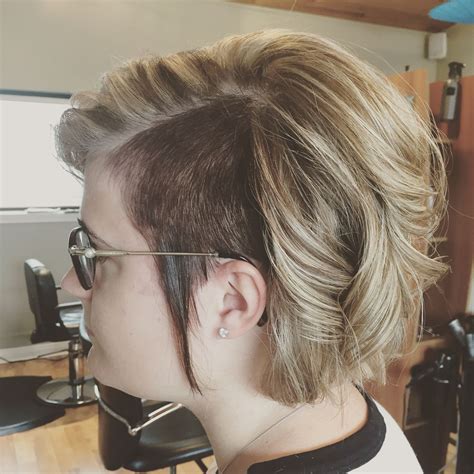 side shave shaved sides hair care spa salon