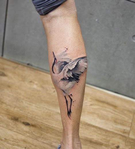 Tattoo • Значение тату: Журавль