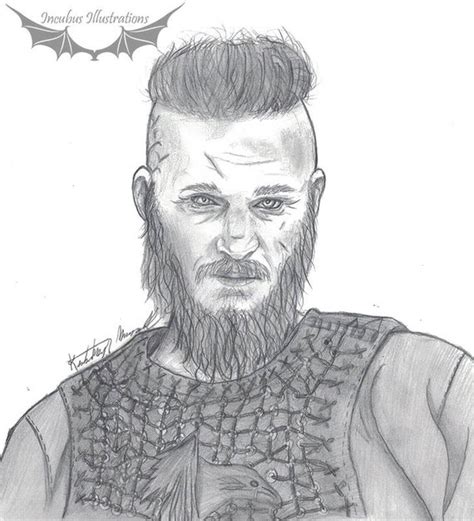 Ragnar Lothbrok Drawing at PaintingValley.com | Explore collection of ...