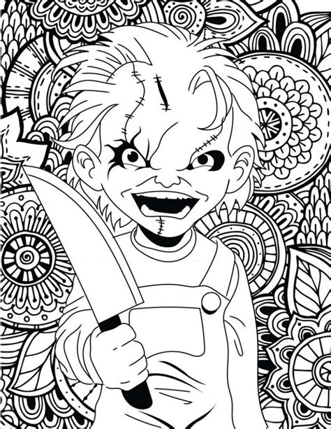 Printable Horror Movie Coloring Pages! – HorrorFix