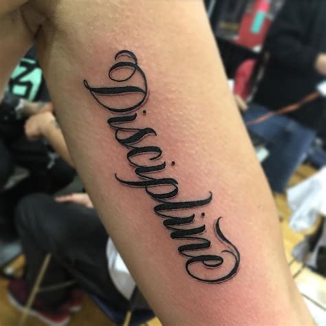 Discipline Tattoo Ideas - Printable Calendars AT A GLANCE