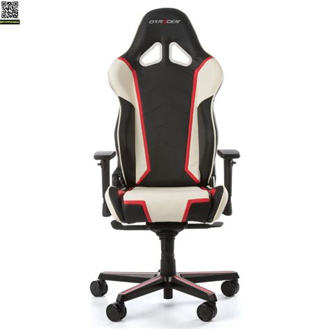 Игровое кресло DXRacer Racing series, Model RH110 (Чёрный/Белый/Красный ...