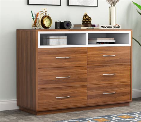 Buy Zoe Chest of Drawer (Exotic Teak Finish) Online in India - Wooden Street