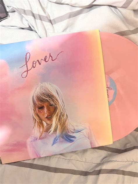 Taylor Swift Lover Pink and Blue Vinyl on Carousell