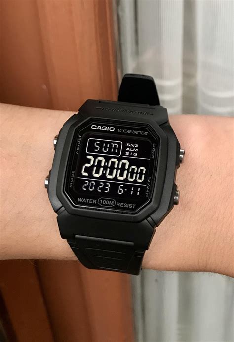 New addition to my Casio collection: W-800H-1BVES : r/casio