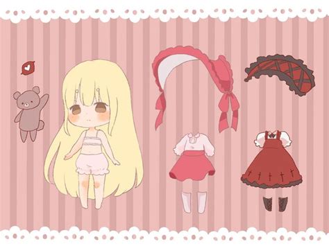 Бумажные куклы | Paper dolls, Kawaii girl drawings, Paper doll template