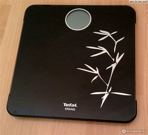 Напольные весы Tefal PP1211VO - «весы Tefal - чёрный цвет, лаконичный ...