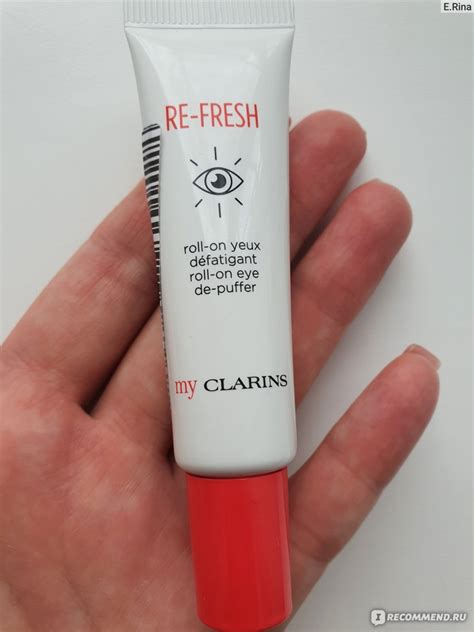 Гель для кожи вокруг глаз Clarins My Clarins освежающий с роликовым ...