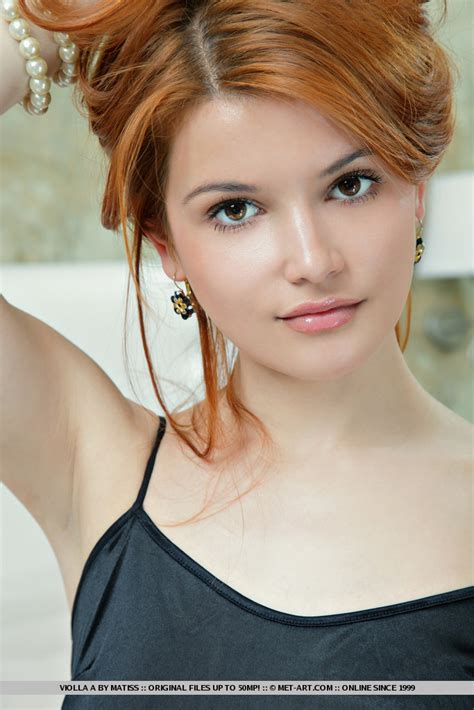 Redhead Haven: Lovely redhead Viola
