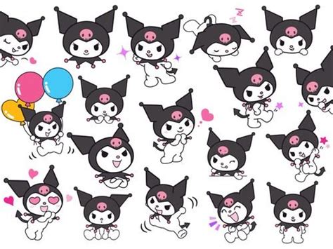 kawaii, kuromi, and sanrio image | Pegatinas bonitas, Pegatinas ...