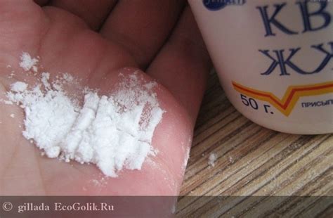 Жженые квасцы избавят от пота