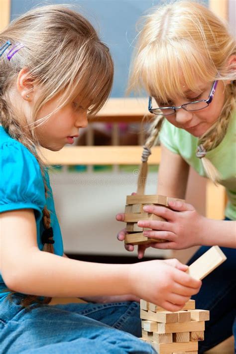 Children Playing School at Home Stock Image - Image of attentive ...