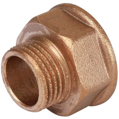 Переходник резьбовой 1/2" x 1/2" ВН под ключ, латунь STOUT – купить за ...